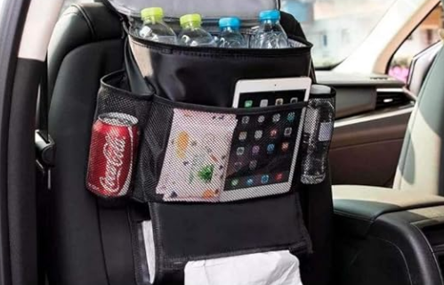 TRAVELTIDY PRO™ Organizador para auto con compartimiento térmico