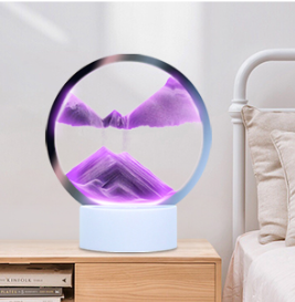 ARENARTE™  RELOJ DE ARENA 3D CON LUZ