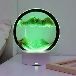 ARENARTE™  RELOJ DE ARENA 3D CON LUZ