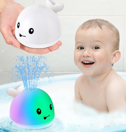 SPLASHY WHALE™ JUGUETE DE BAÑO DE BALLENA