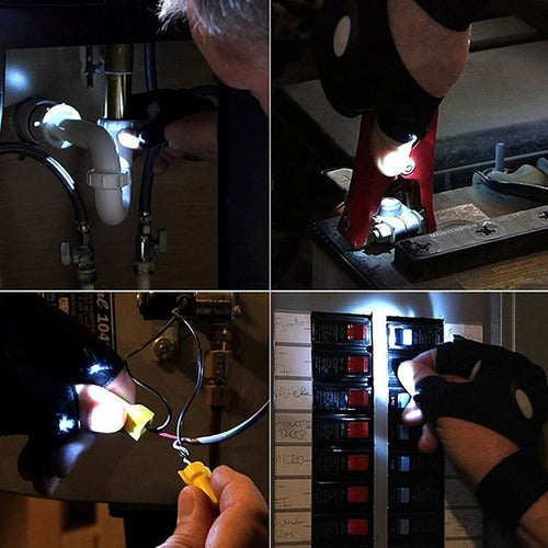 GloveLift™ - Guantes con Luz LED Impermeables