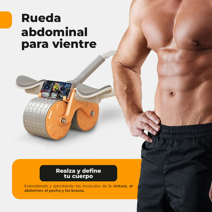 RUEDA ABDOMINAL CON REPOSA CODOS - ABS-MAX™