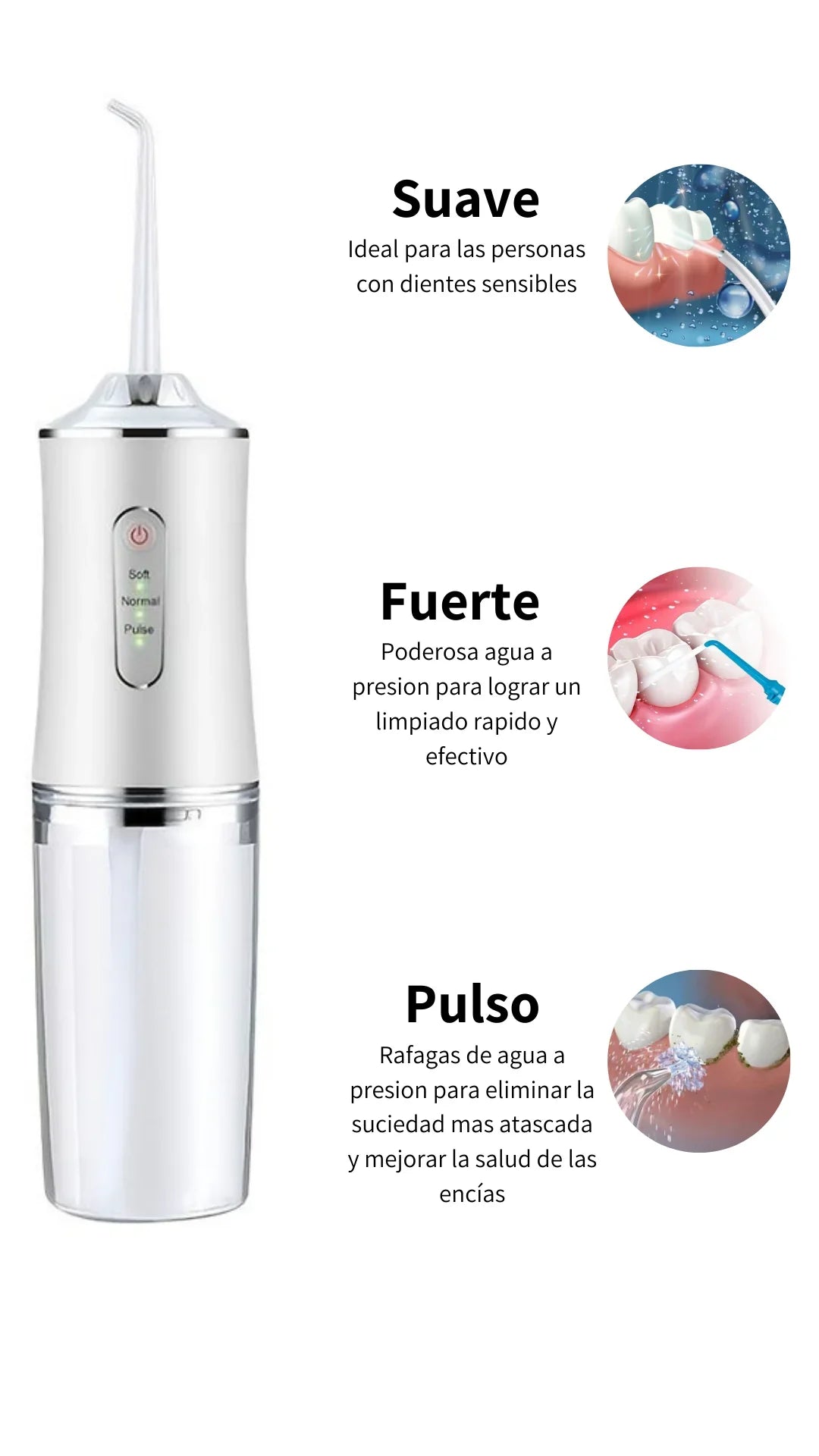 HYDROCLEAN MAX™ IRRIGADOR DENTAL ELECTRICO