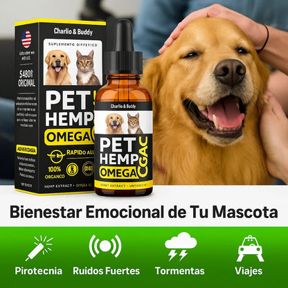PET HEMP OMEGA™  Previene problemas y mejora su vida en solo 7 días